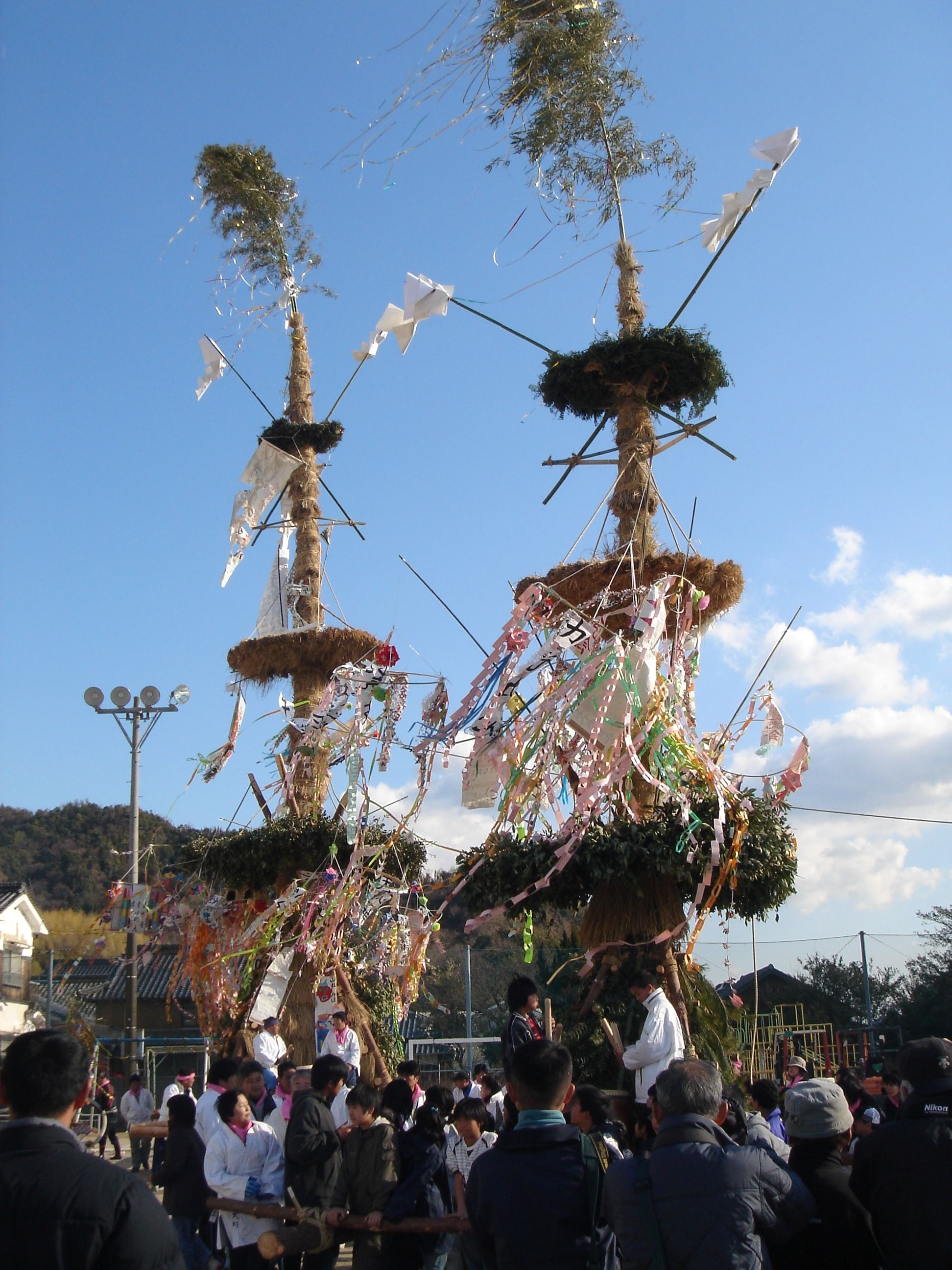 再興「二窓の神明さん」夕空を焦がす400年の誇り、2026年2月1日（日